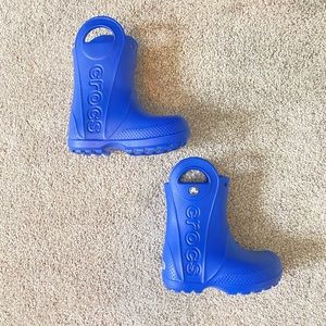 Crocs Kids - Handle It Rain Boots - Cerulean Blue